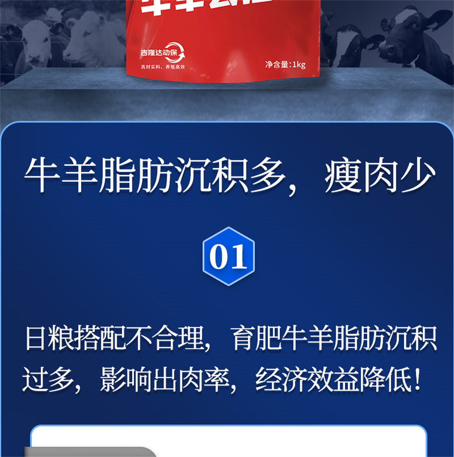 吉隆達動(dòng)保牛羊飼料添加劑牛羊去油王產(chǎn)品介紹