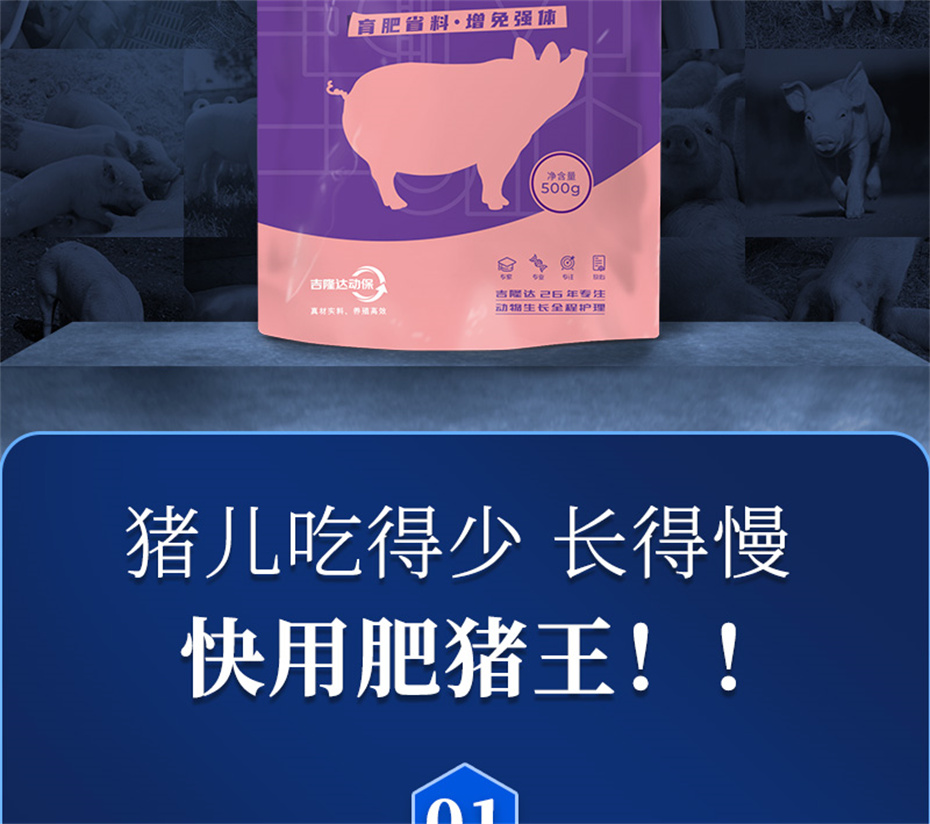吉隆達動(dòng)保豬飼料添加劑肥豬王產(chǎn)品介紹